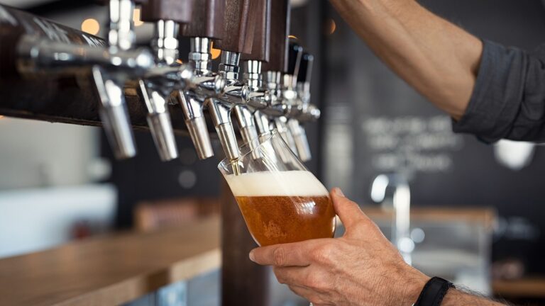 Pouring Beer