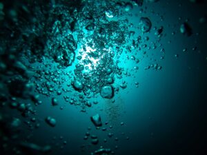 underwater bubbles